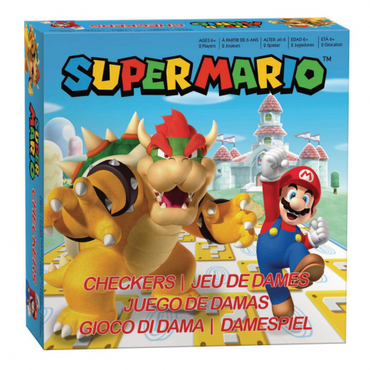 Super Mario Checkers International ryhmässä SEURAPELIT / Klassiset @ Spelexperten (USCK005637IN)