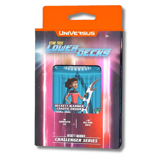 UniVersus CCG: Star Trek Lower Decks - Beckett Mariner Challenger Series ryhmässä SEURAPELIT / Korttipelit @ Spelexperten (UVSSTK05D-BEC)