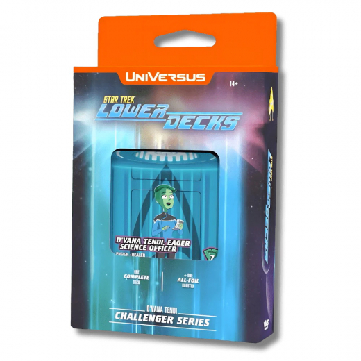 UniVersus CCG: Star Trek Lower Decks - D'Vana Tendi Challenger Series ryhmässä SEURAPELIT / Korttipelit @ Spelexperten (UVSSTK05D-DVA)