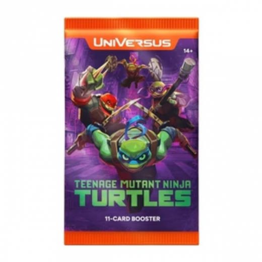 UniVersus CCG: Teenage Mutant Ninja Turtles Booster Pack ryhmässä SEURAPELIT / Korttipelit @ Spelexperten (UVSTMNT01-BD-BOS)