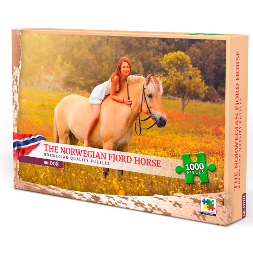 Palapeli - The Norwegian Fjord Horse 1000 Palaa ryhmässä PALAPELIT / 1000 palaa @ Spelexperten (VEN407)
