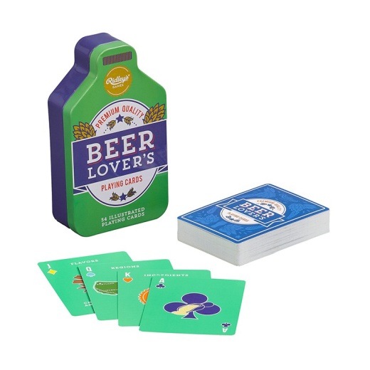 Ridley's Beer Lover's Playing Cards ryhmässä SEURAPELIT / Pokeri & kasino / Design @ Spelexperten (WAWGH495)
