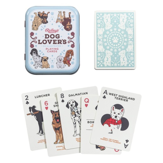 Ridley's Playing Cards Dog Lovers ryhmässä SEURAPELIT / Pokeri & kasino / Design @ Spelexperten (WAWGME19)