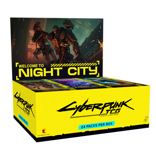 Cyberpunk TCG: Welcome to Night City Booster Display ryhmässä SEURAPELIT / Korttipelit @ Spelexperten (WCI1019-DIS)