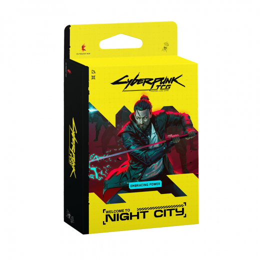 Cyberpunk TCG: Welcome to Night City - Embracing Power Starter Deck ryhmässä SEURAPELIT / Korttipelit @ Spelexperten (WCI1040)