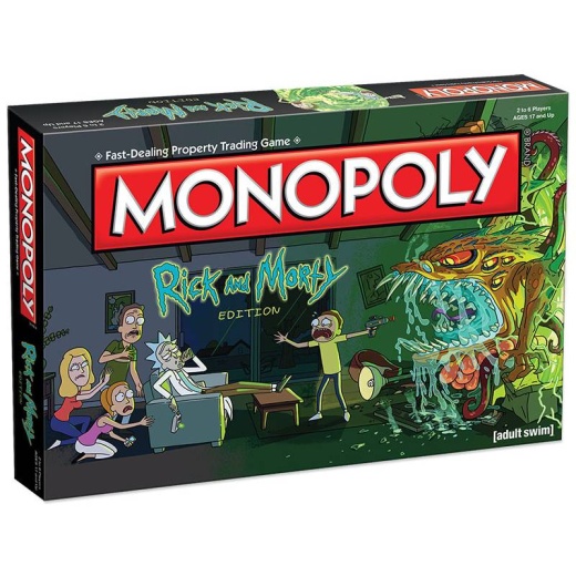Monopoly: Rick and Morty ryhmässä SEURAPELIT / Perhepelit @ Spelexperten (WIN02701)