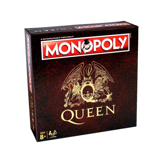 Monopoly - Queen ryhmässä SEURAPELIT / Perhepelit @ Spelexperten (WIN2654)