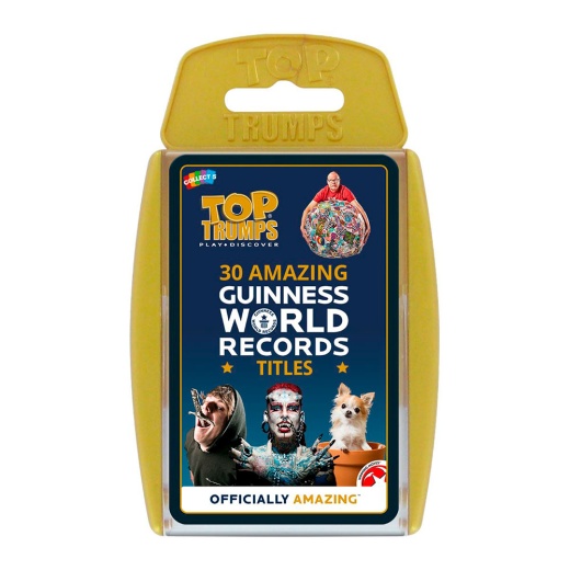 Top Trumps - 30 Amazing Guinness World Records ryhmässä SEURAPELIT / Korttipelit @ Spelexperten (WIN3278)