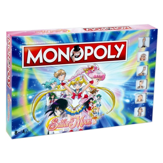 Monopoly - Sailor Moon ryhmässä SEURAPELIT / Perhepelit @ Spelexperten (WIN3617)