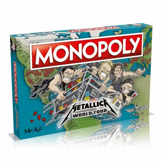 Monopoly - Metallica World Tour ryhmässä SEURAPELIT / Perhepelit @ Spelexperten (WIN4587)