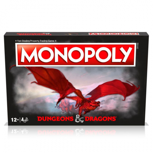 Monopoly - Dungeons & Dragons ryhmässä SEURAPELIT / Perhepelit @ Spelexperten (WIN4637)