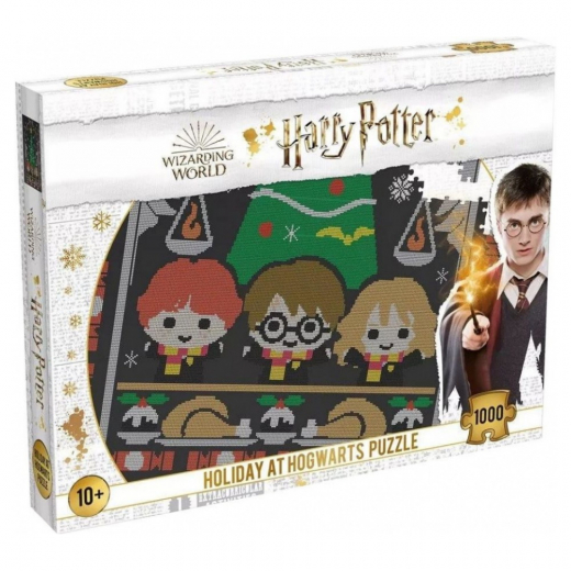 Palapeli - Harry Potter Holiday at Hogwarts 1000 Palaa ryhmässä PALAPELIT / 1000 palaa @ Spelexperten (WM01535)