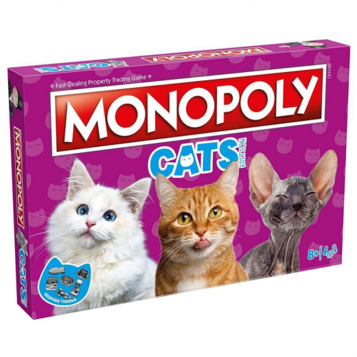Monopoly - Cats Edition ryhmässä SEURAPELIT / Perhepelit @ Spelexperten (WM03528)