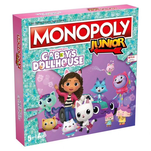 Monopoly Junior - Gabby's Dollhouse (EN) ryhmässä SEURAPELIT / Lastenpelit @ Spelexperten (WM04157-EN)