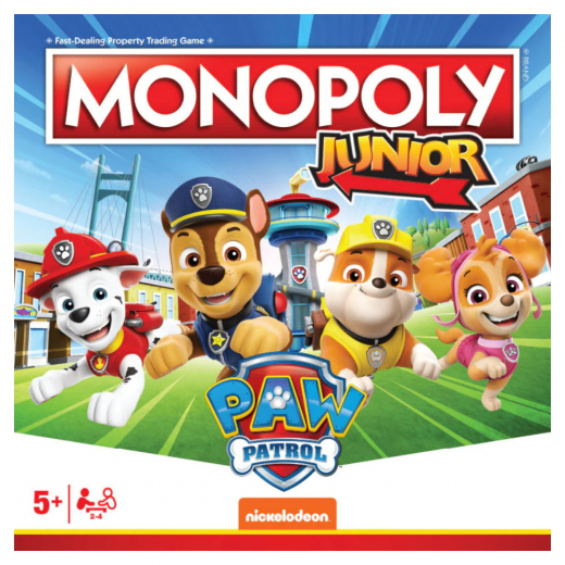 Monopoly Junior - Paw Patrol (EN) ryhmässä SEURAPELIT / Lastenpelit @ Spelexperten (WM04163-EN)