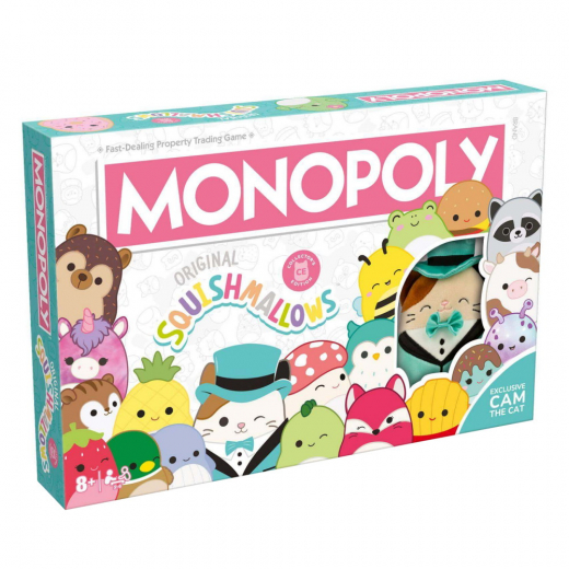 Monopoly - Squishmallows ryhmässä SEURAPELIT / Perhepelit @ Spelexperten (WM04179-EN)