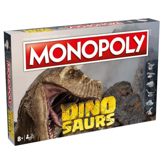 Monopoly - Dinosaurs ryhmässä SEURAPELIT / Perhepelit @ Spelexperten (WM04251)