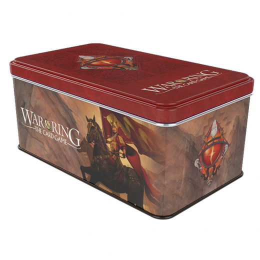 War of the Ring: Card Box and Sleeves - Red Bannerman ryhmässä SEURAPELIT / Tarvikkeet / Sleeves @ Spelexperten (WOTR156)