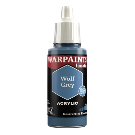 Army Painter: Warpaints Fanatic - Wolf Grey ryhmässä SEURAPELIT / Tarvikkeet / Muut @ Spelexperten (WP3016)