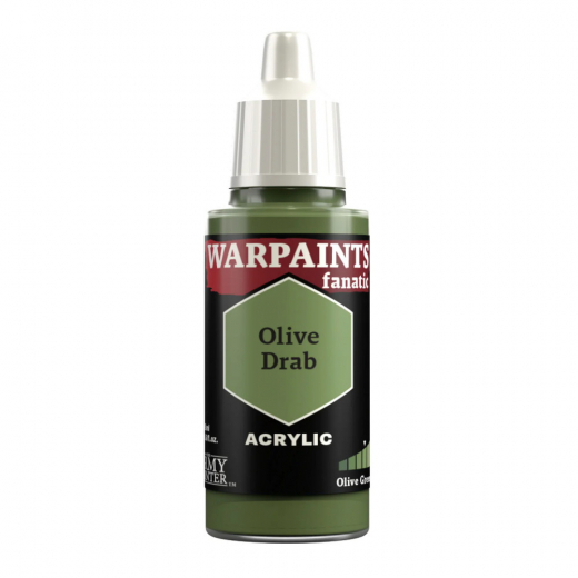 Army Painter: Warpaints Fanatic - Olive Drab ryhmässä SEURAPELIT / Tarvikkeet / Muut @ Spelexperten (WP3070)