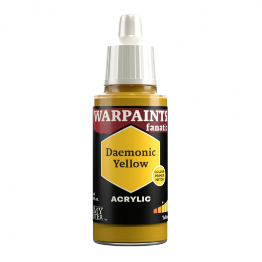 Army Painter: Warpaints Fanatic - Daemonic Yellow ryhmässä SEURAPELIT / Tarvikkeet / Muut @ Spelexperten (WP3093)