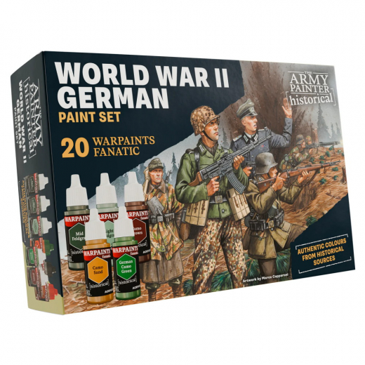 Army Painter: Historical - World War II German Paint Set ryhmässä SEURAPELIT / Tarvikkeet / Muut @ Spelexperten (WP8083)