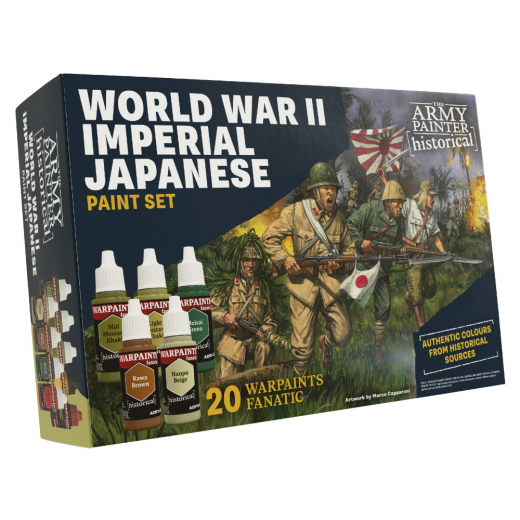 Army Painter: Historical - World War II Imperial Japanese Paint Set ryhmässä SEURAPELIT / Tarvikkeet / Muut @ Spelexperten (WP8125)