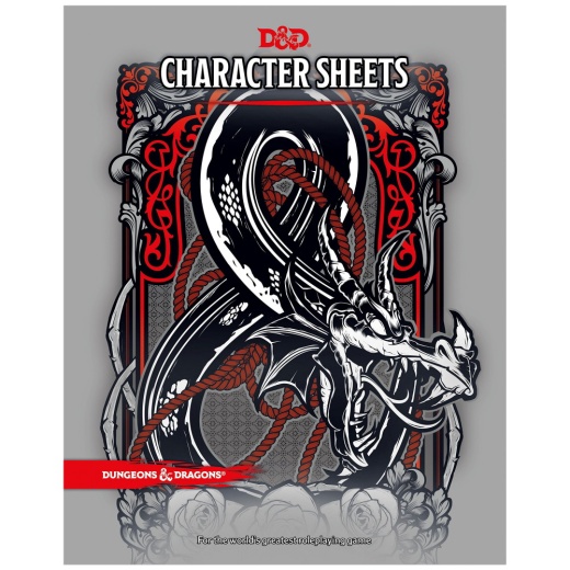 Dungeons & Dragons: Character Sheets ryhmässä SEURAPELIT / Roolipelit / Dungeons & Dragons @ Spelexperten (WTCC3686)