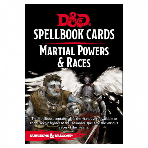 Dungeons & Dragons: Spellbook Cards - Martial Powers & Races ryhmässä SEURAPELIT / Roolipelit / Dungeons & Dragons @ Spelexperten (WTCC5667)