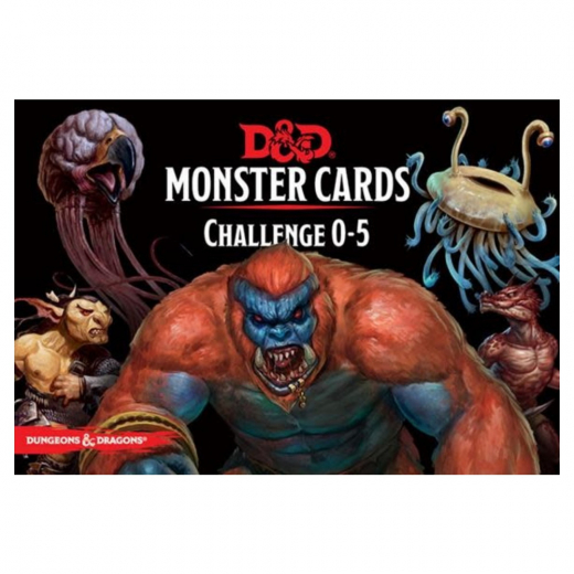 Dungeons & Dragons: Monster Cards - Challenge 0-5 ryhmässä SEURAPELIT / Roolipelit / Dungeons & Dragons @ Spelexperten (WTCC6282)