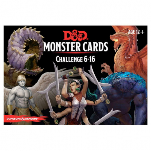 Dungeons & Dragons: Monster Cards - Challenge 6-16 ryhmässä SEURAPELIT / Roolipelit / Dungeons & Dragons @ Spelexperten (WTCC6283)