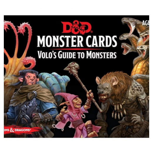 Dungeons & Dragons: Monster Cards - Volo's Guide to Monsters ryhmässä SEURAPELIT / Roolipelit / Dungeons & Dragons @ Spelexperten (WTCC7227)