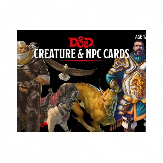 Dungeons & Dragons: Creature & NPC Cards ryhmässä SEURAPELIT / Roolipelit / Dungeons & Dragons @ Spelexperten (WTCC7641)