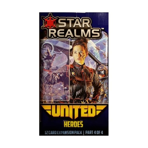 Star Realms: United - Heroes (Exp.) ryhmässä SEURAPELIT / Lisäosat @ Spelexperten (WWG0181)