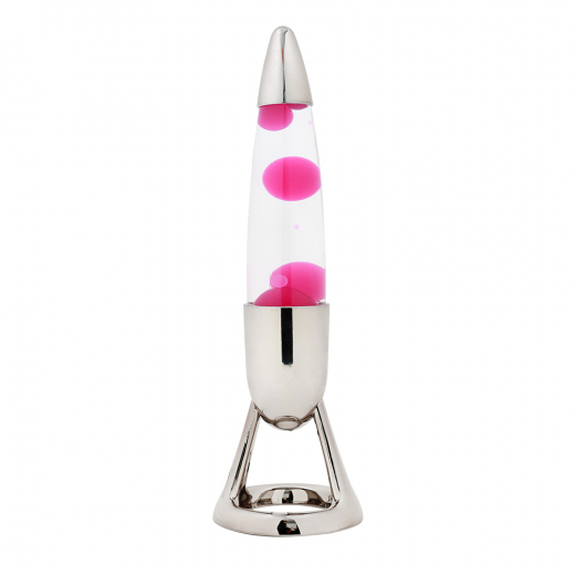 iTotal LED Lava Lamp - Rocket Silver Color Change ryhmässä LELUT / Kalusteet / Lamput / Lava Lamps @ Spelexperten (XL2981)
