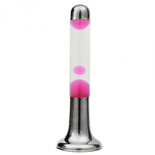 iTotal LED Lava Lamp - Torpedo Silver Color Change ryhmässä LELUT / Kalusteet / Lamput / Lava Lamps @ Spelexperten (XL2982)