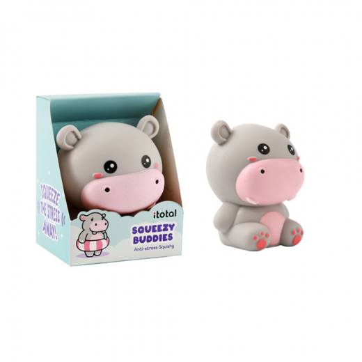 iTotal Squeezy Buddies - Hippo ryhmässä LELUT / Fidgets @ Spelexperten (XL3269)