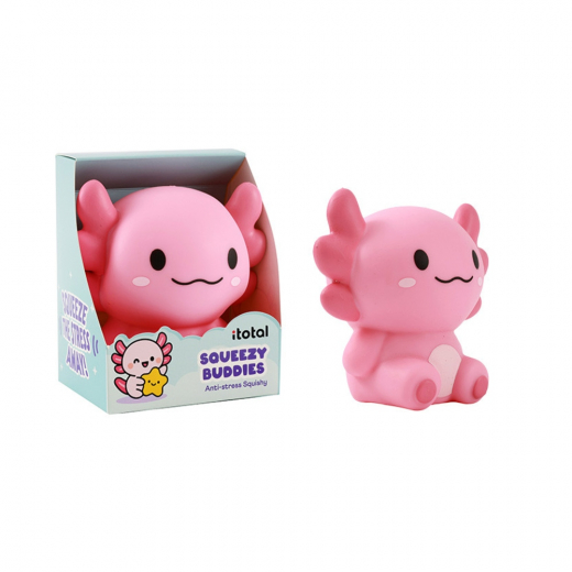 iTotal Squeezy Buddies - Axolotl ryhmässä LELUT / Fidgets @ Spelexperten (XL3274)