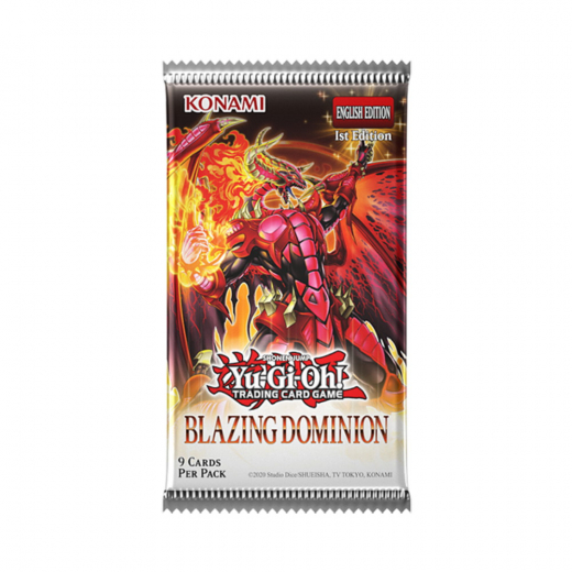 Yu-Gi-Oh! TCG: Blazing Dominion Booster Pack ryhmässä SEURAPELIT / Korttipelit @ Spelexperten (YGO-BLDO-EN-BOS)