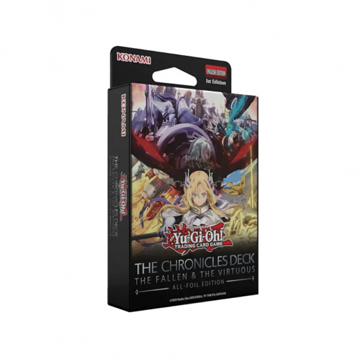 Yu-Gi-Oh! TCG: Structure Deck The Chronicles Deck: The Fallen & The Virtuous ryhmässä SEURAPELIT / Korttipelit @ Spelexperten (YGO-CDFV-EN)