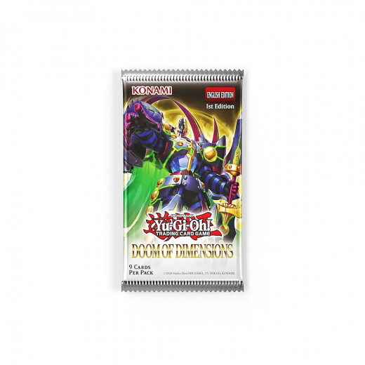 Yu-Gi-Oh! TCG: Doom of Dimensions Booster Pack ryhmässä SEURAPELIT / Korttipelit @ Spelexperten (YGO-DODI-EN-BOS)