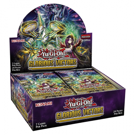 Yu-Gi-Oh! TCG: Glorious Victors Booster Display ryhmässä SEURAPELIT / Pelisarjat / Yu-Gi-Oh! TCG @ Spelexperten (YGO-GLVI-EN-DIS)