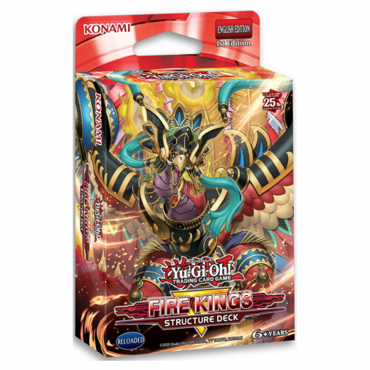 Yu-Gi-Oh! TCG: Structure Deck Fire Kings ryhmässä SEURAPELIT / Korttipelit @ Spelexperten (YGO-SDFK-EN)