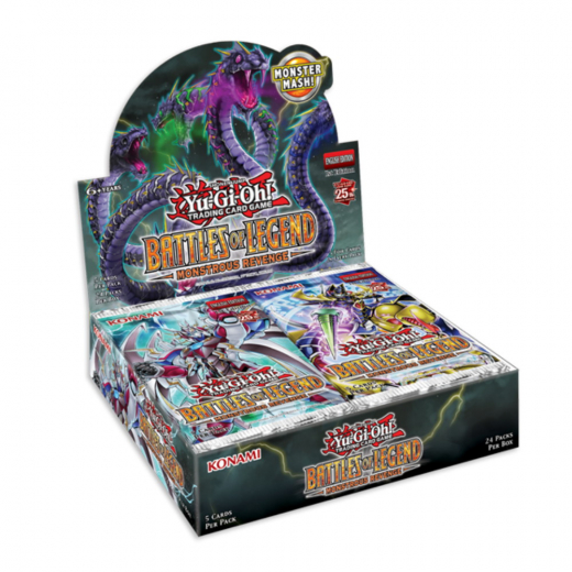 Yu-Gi-Oh! TCG: Battles of Legend: Monstrous Revenge Booster Display ryhmässä SEURAPELIT / Korttipelit @ Spelexperten (YGO470-9-DIS)