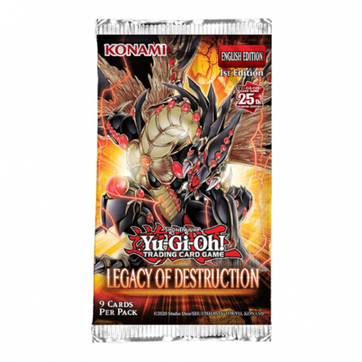 Yu-Gi-Oh! TCG: Legacy of Destruction Booster Pack ryhmässä SEURAPELIT / Korttipelit @ Spelexperten (YGO472-1-BOS)