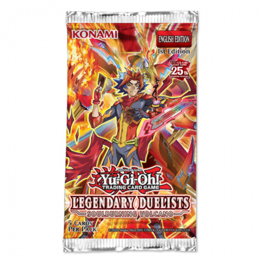 Yu-Gi-Oh! TCG: Legendary Duelists - Soulburning Volcano Booster Pack ryhmässä SEURAPELIT / Korttipelit @ Spelexperten (YGO494-5-BOS)