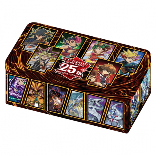 Yu-Gi-Oh! TCG: 25th Anniversary Tin - Dueling Heroes ryhmässä SEURAPELIT / Korttipelit @ Spelexperten (YGO542-3)