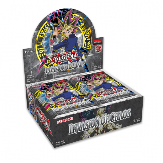 Yu-Gi-Oh! TCG: 25th Anniversary Edition - Invasion of Chaos Booster Display ryhmässä SEURAPELIT / Korttipelit @ Spelexperten (YGO653-6-DIS)