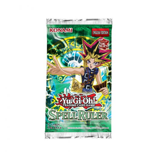 Yu-Gi-Oh! TCG: 25th Anniversary Edition - Spell Ruler Booster Pack ryhmässä SEURAPELIT / Korttipelit @ Spelexperten (YGO673-4-BOS)