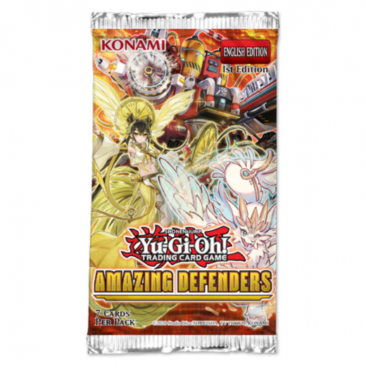 Yu-Gi-Oh! TCG: Amazing Defenders Booster Pack ryhmässä SEURAPELIT / Korttipelit @ Spelexperten (YGO823-1-BOS)